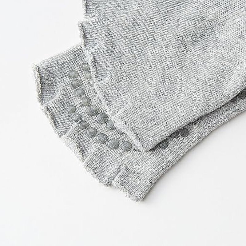 Ankle Socks - Black Spandex Toeless for Nail & Yoga Ankle Support