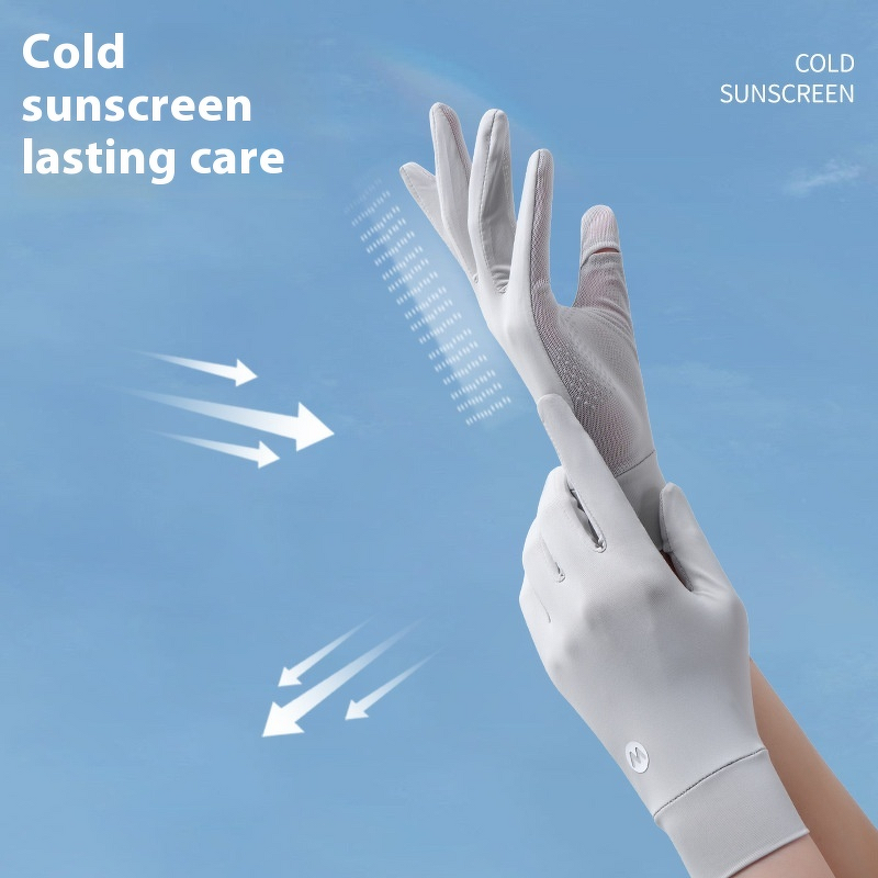 Women's Riding Gloves - Nylon Flexible Sun Protection Anti-UV Touch Screen