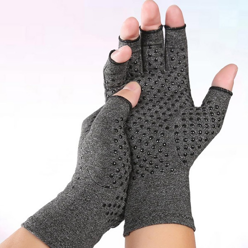 Half-Finger Cycling Gloves - Soft Breathable Anti-Slip for Arthritis Riding