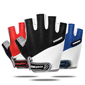 Men's Cycling Gloves - Half-Finger Anti-Slip Shockproof for Road & Mountain