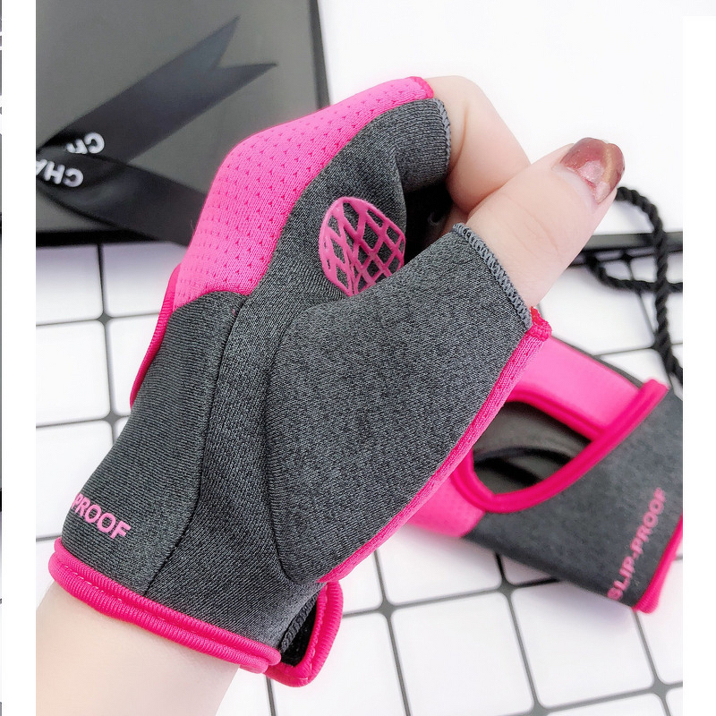 Fitness Gloves - Women's Half-Finger Wear-Resistant for Yoga Spinning