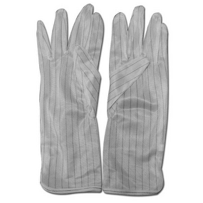 Anti-Static Gloves - Vertical Stripes Extended Length for Electronics