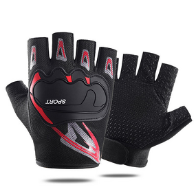 Motorcycle Gloves - Half-Finger Breathable Non-Slip Touchscreen Long Fingers