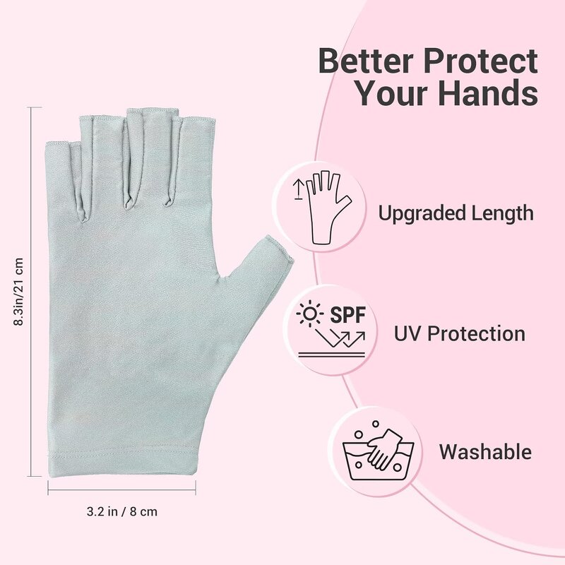 Nail Gloves - Hypoallergenic Latex-Free for Sensitive Skin & Salon Professionals
