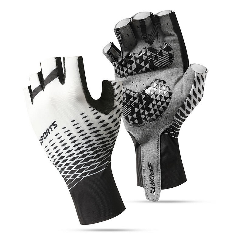 Men's Cycling Gloves - Half-Finger Non-Slip Sun Protection for Outdoor Sports