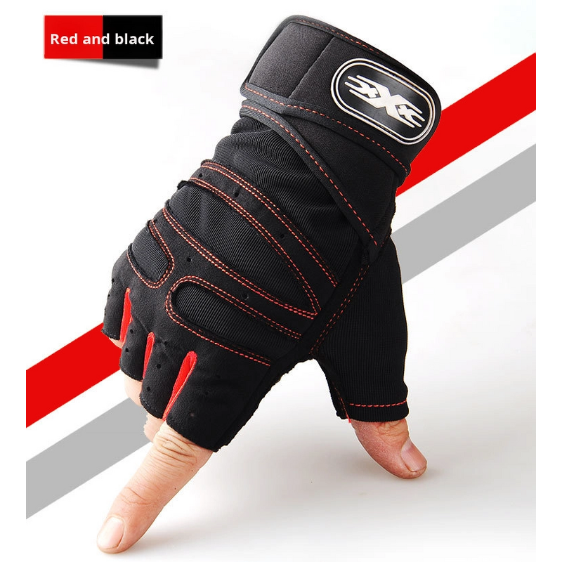 Weightlifting Gloves - Unisex Half-Finger Neoprene Lightweight Non-Slip