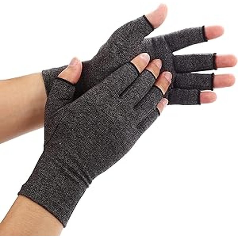 Cycling Gloves - Half-Finger Compression Breathable Anti-Slip for Arthritis