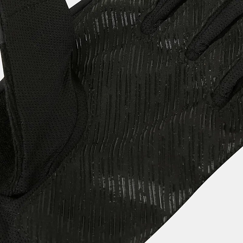 Fingerless Gloves - Black Polyester for Summer Fitness Cycling Outdoor