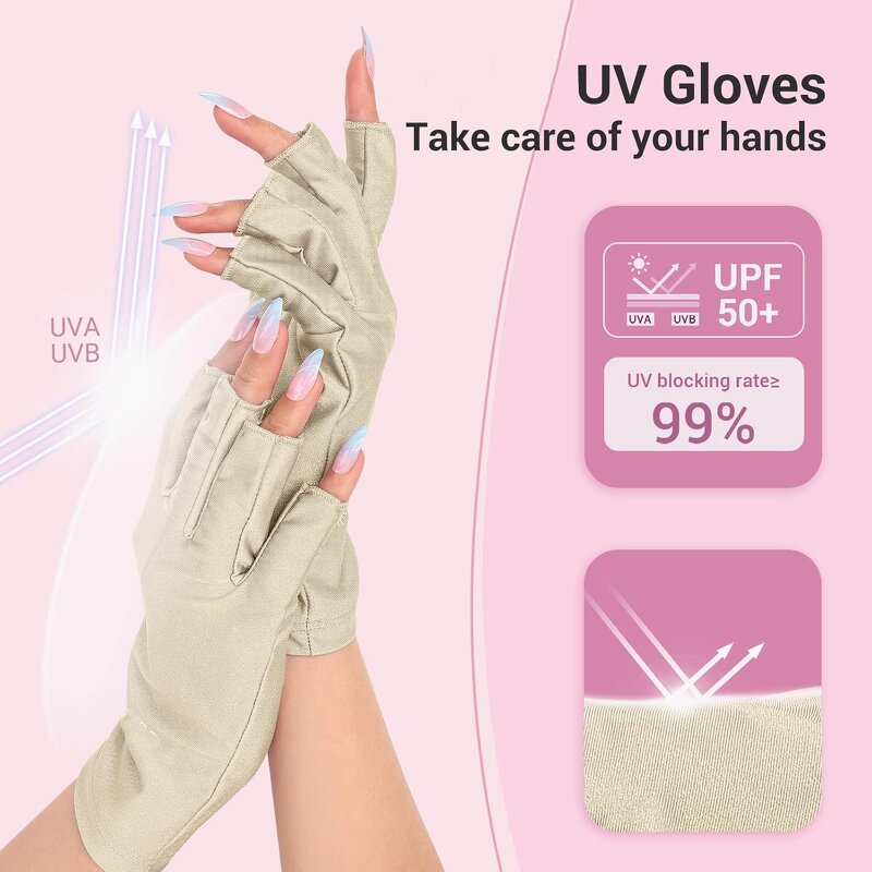 Nail Gloves - Breathable Quick-Dry Moisture-Wicking for Enhanced Nail Care