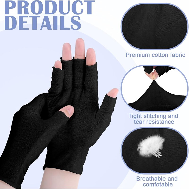 UV Guard Gloves - Anti-Slip Silicone Breathable Linen for Outdoor Adventures
