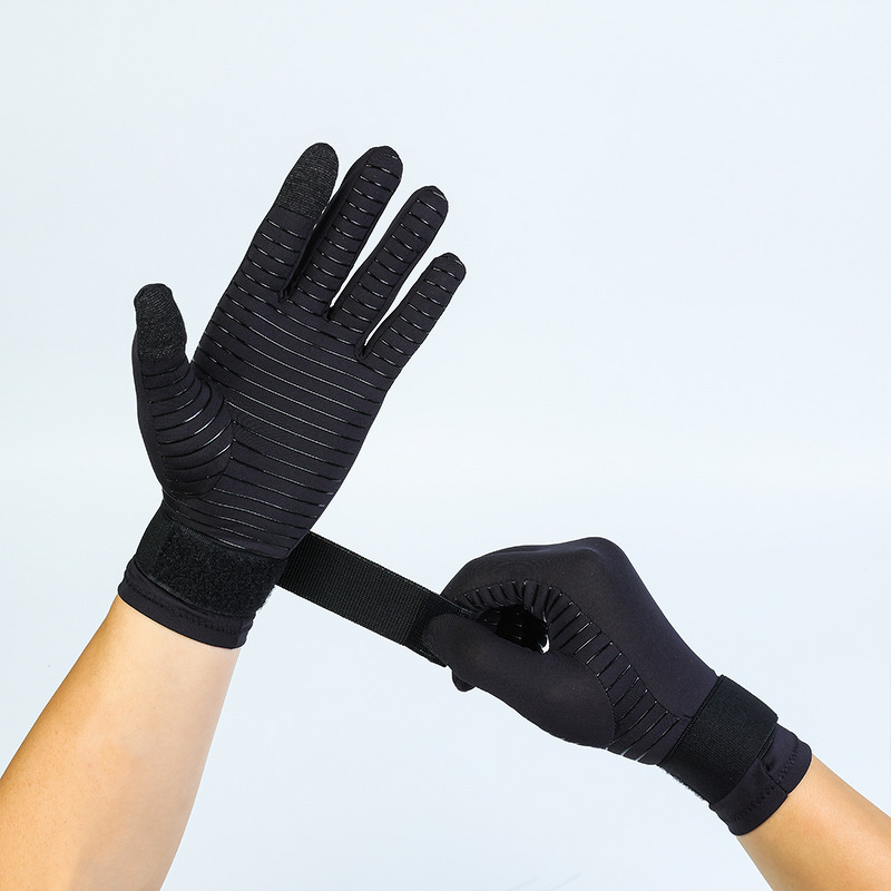 Men's Cycling Gloves - Winter Full-Finger Spandex Non-Slip Copper Fiber