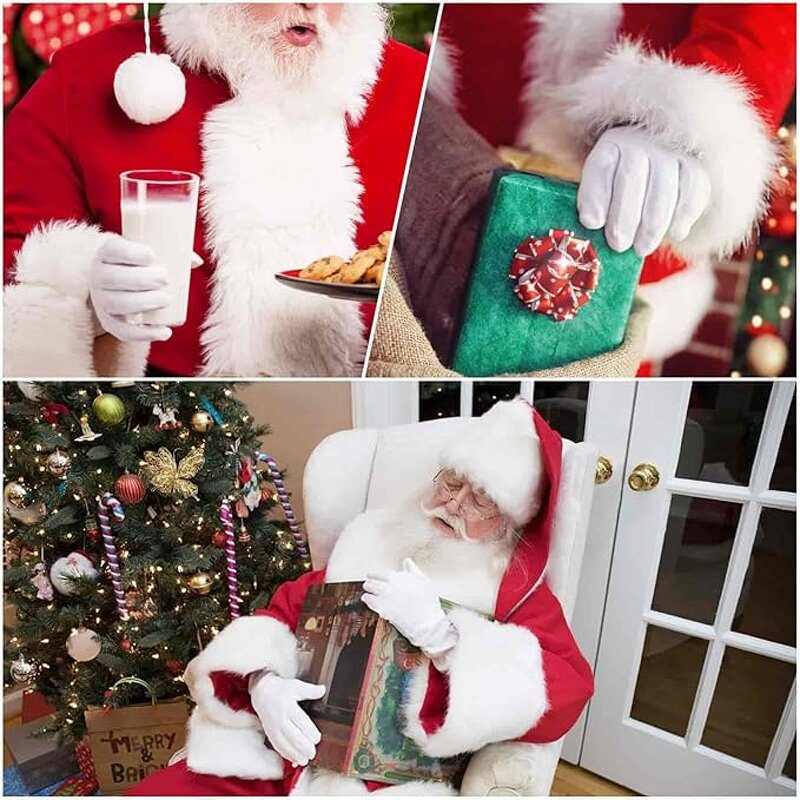 Cotton Gloves - Full-Finger Antique Thin Elegant for Cycling Fishing Gym