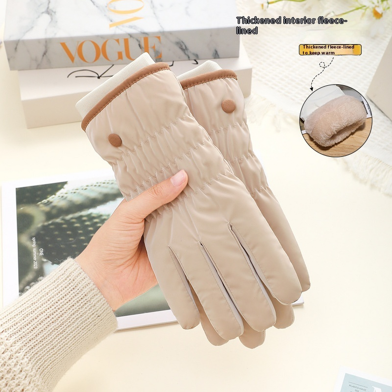 Gloves - Women's Autumn Winter Outdoor Thermal Breathable Skin Feel Touch