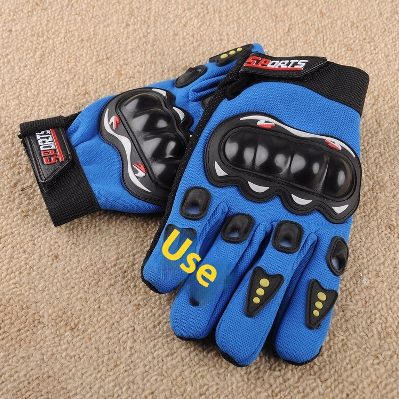 Riding Gloves - Full-Finger Hard-Shell for Off-Road Cycling & Motorcycle