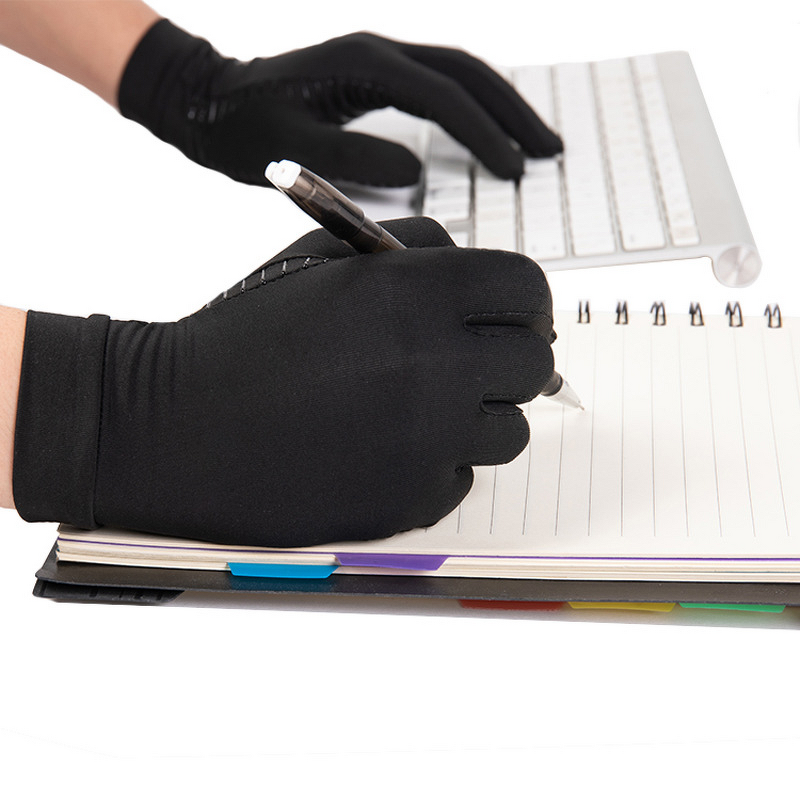 Copper Compression Gloves - Touch Screen Sports Fitness Anti-Slip for Winter