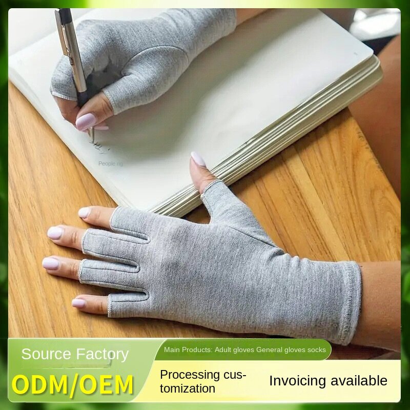 Half-Finger Sports Gloves - Bamboo Charcoal Silver Ion Antimicrobial Cotton