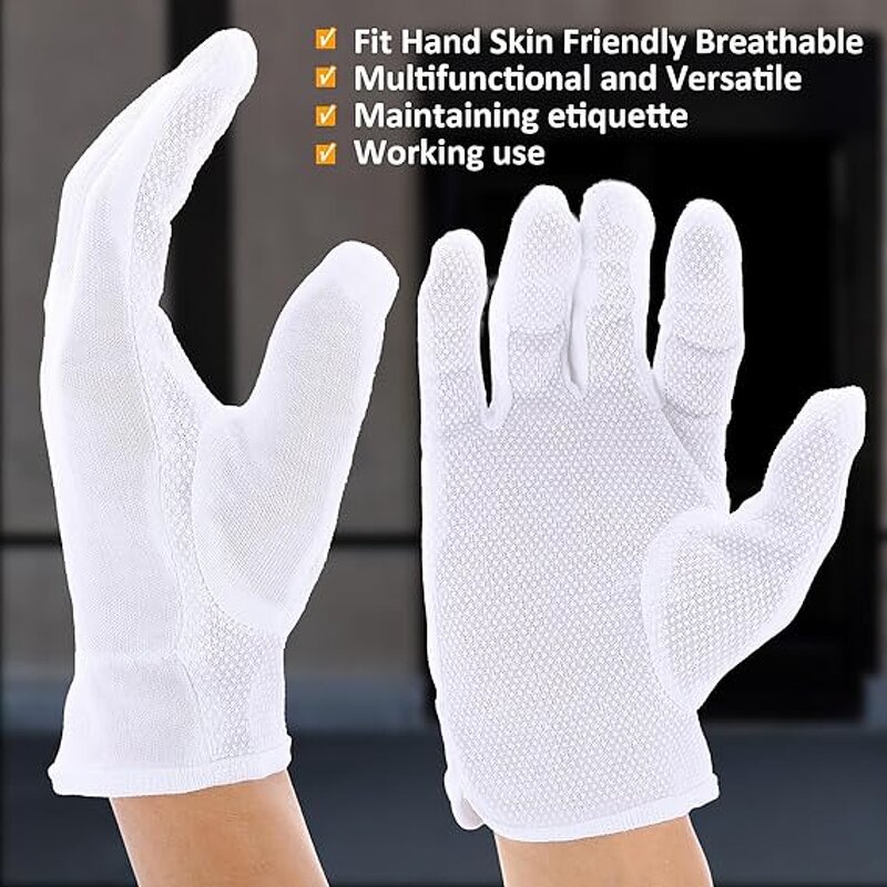 Cotton Gloves - Full-Finger for Gym Sports Cycling Antique Thin Work