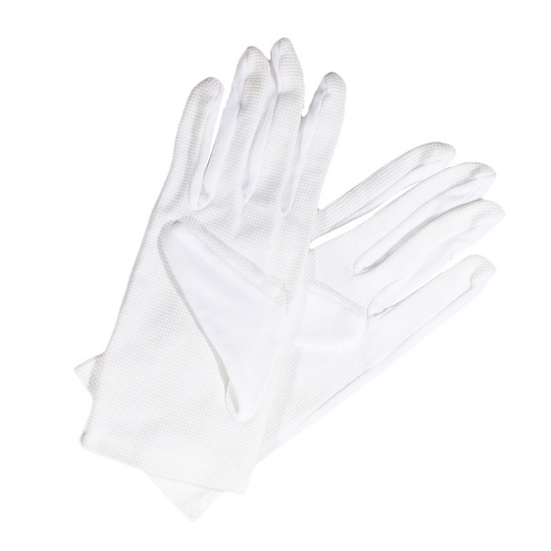 Cotton Work Gloves - White Disc Beads Dust-Free for Men Women Manufacturer