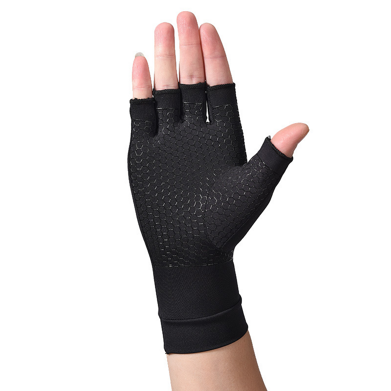 Riding Gloves - Soft Silicone Honeycomb Non-Slip for Outdoor Sports