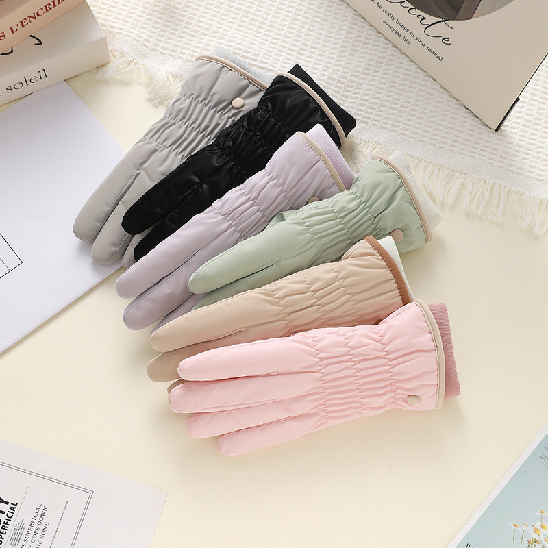 Gloves - Women's Autumn Winter Outdoor Thermal Breathable Skin Feel Touch