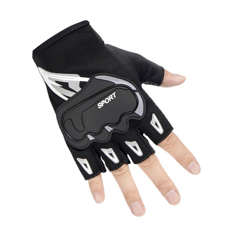 Men's Riding Gloves - Half-Finger Non-Slip Tactical for Bicycle & Motorcycle