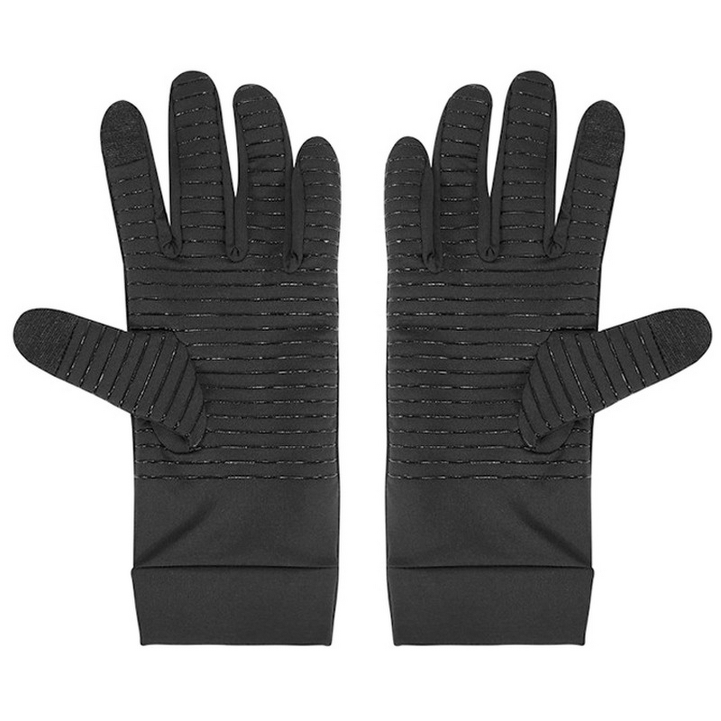 Copper Compression Gloves - Touch Screen Sports Fitness Anti-Slip for Winter