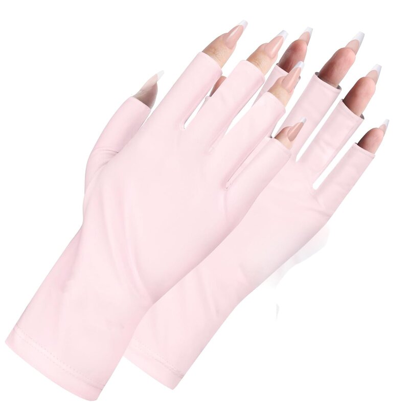 UV Protection Gloves - UPF 50+ Anti-UV for Gel Nail Art & Salon Services