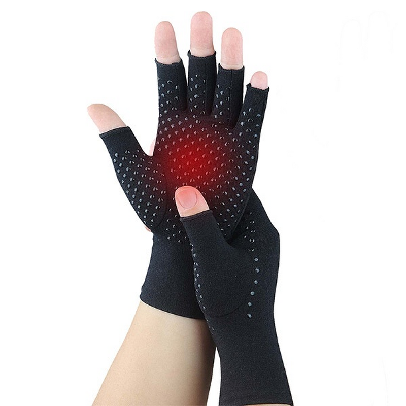 Half-Finger Cycling Gloves - Soft Breathable Anti-Slip for Arthritis Riding