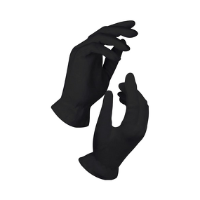 Cotton Gloves - Black for Women Anti-Impact with Dry Hands Sleep Lotion