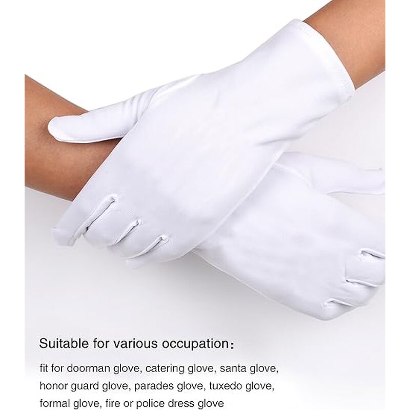 Cotton Gloves - Full-Finger Antique Thin Elegant for Cycling Fishing Gym