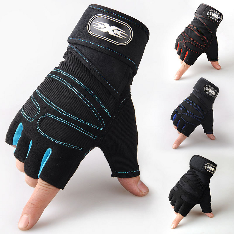 Weightlifting Gloves - Unisex Half-Finger Neoprene Lightweight Non-Slip