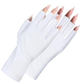 UV Gel Manicure Gloves - Professional UPF50+ with Extended Finger Coverage