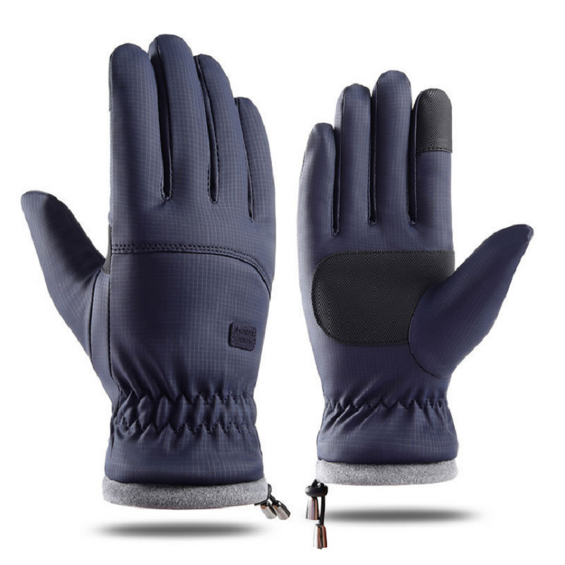 Riding Gloves - Men's Windproof Waterproof Fleece Lining Touchscreen