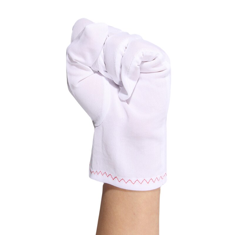 Anti-Static Gloves - Solid Color White for Semiconductor Workshop Electronics