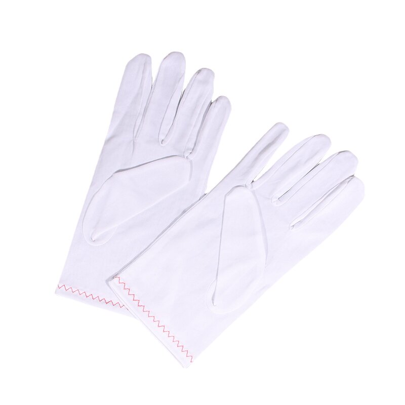 Anti-Static Gloves - Solid Color White for Semiconductor Workshop Electronics