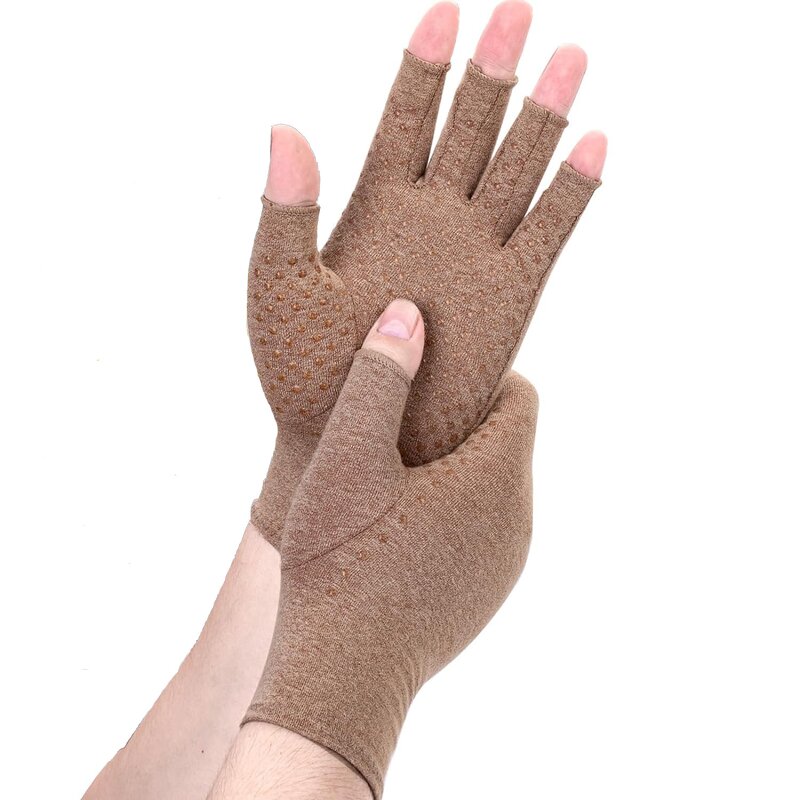 Cycling Gloves - Half-Finger Compression Breathable Anti-Slip for Arthritis