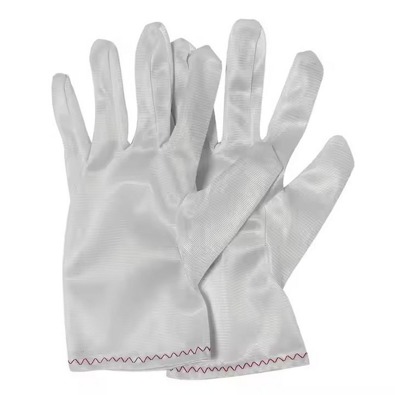 Anti-Static Gloves - Solid Color Dust-Free for Semiconductor Workshop