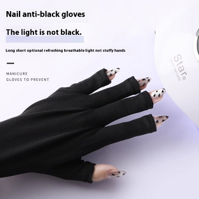 UV Light Therapy Gloves - Anti-Slip Blackening Resistance for Nail