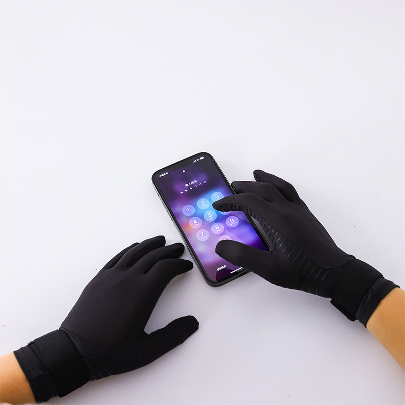 Men's Cycling Gloves - Winter Full-Finger Spandex Non-Slip Copper Fiber