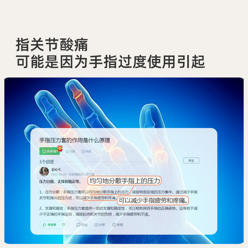 Wrist Support Glove - Half-Finger Compression for Carpal Tunnel Syndrome