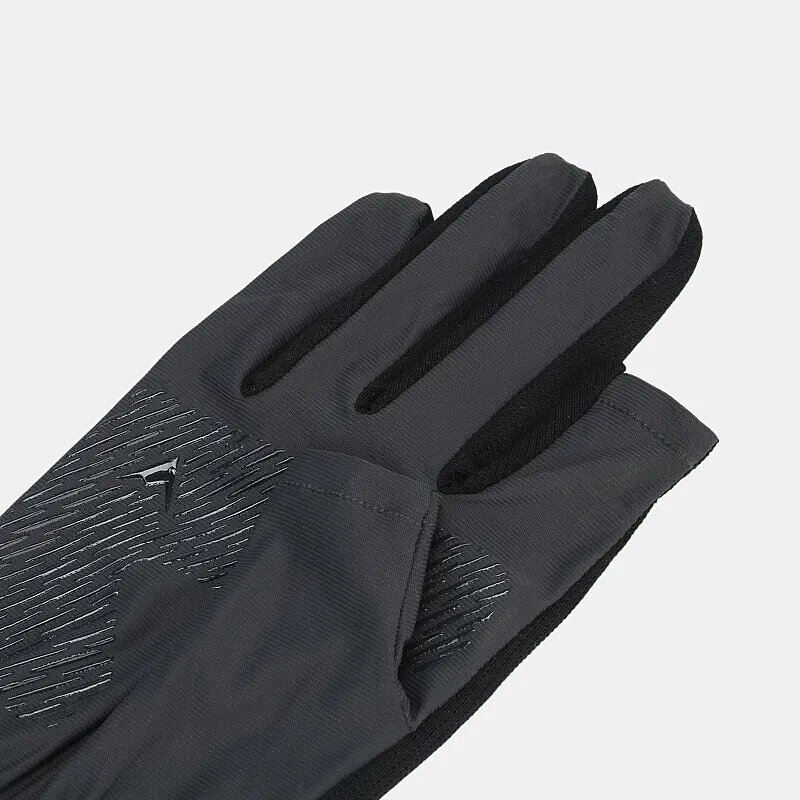 Riding Gloves - Dark Grey Two-Finger Touch Technology for Year-Round