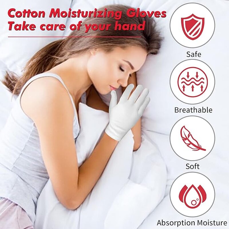 Cotton Gloves - Full-Finger for Industrial Work Safety Hand Protection