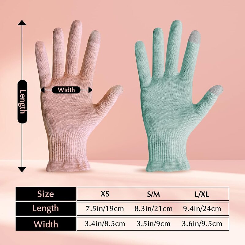 Safety Gloves - Pink Moisturizing UV Protection Touchscreen Anti-Impact