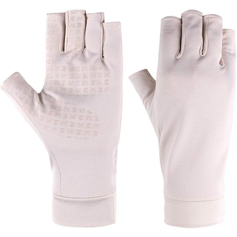 Summer Sun Gloves - Unisex UPF 50+ Fingerless for Outdoor Activities