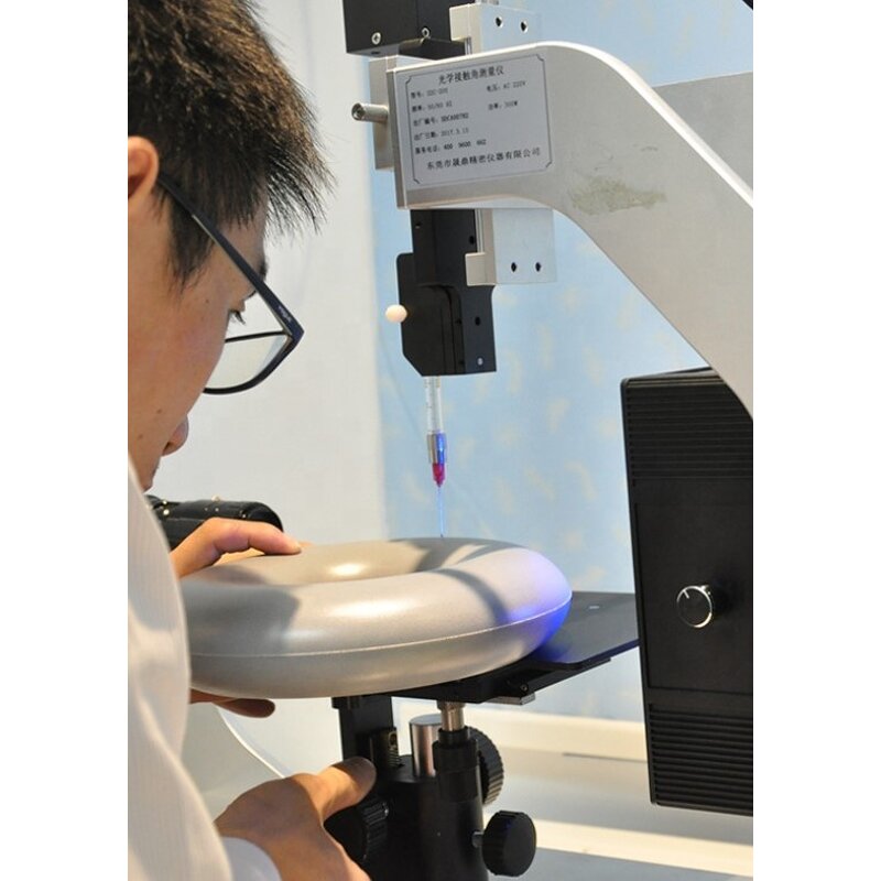 Optical Contact Angle Tester Manufacturer - ISO 15989 ASTM D5946 Goniometer Water Drop Angle Analyzer