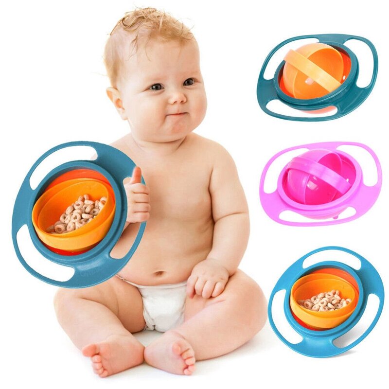 Baby Dinnerware Set - UFO Circular Silicone with Suction Plate