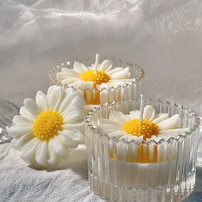 Flower Candles - Small Daisy Creative for Birthday Party & Wedding Favor