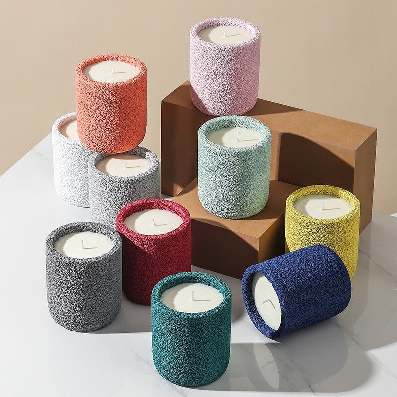 Scented Candles - Ceramic Jar Soy Wax Private Label for Christmas Easter