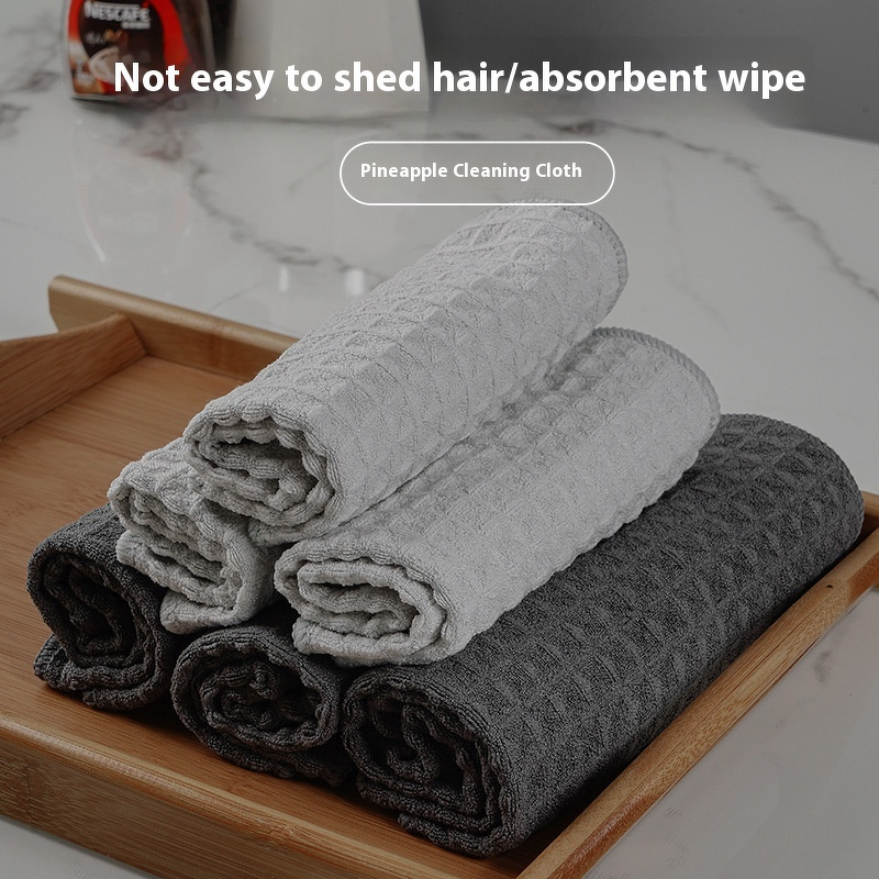 Microfiber Cleaning Cloth - Waffle Rag for Coffee Shop & Household