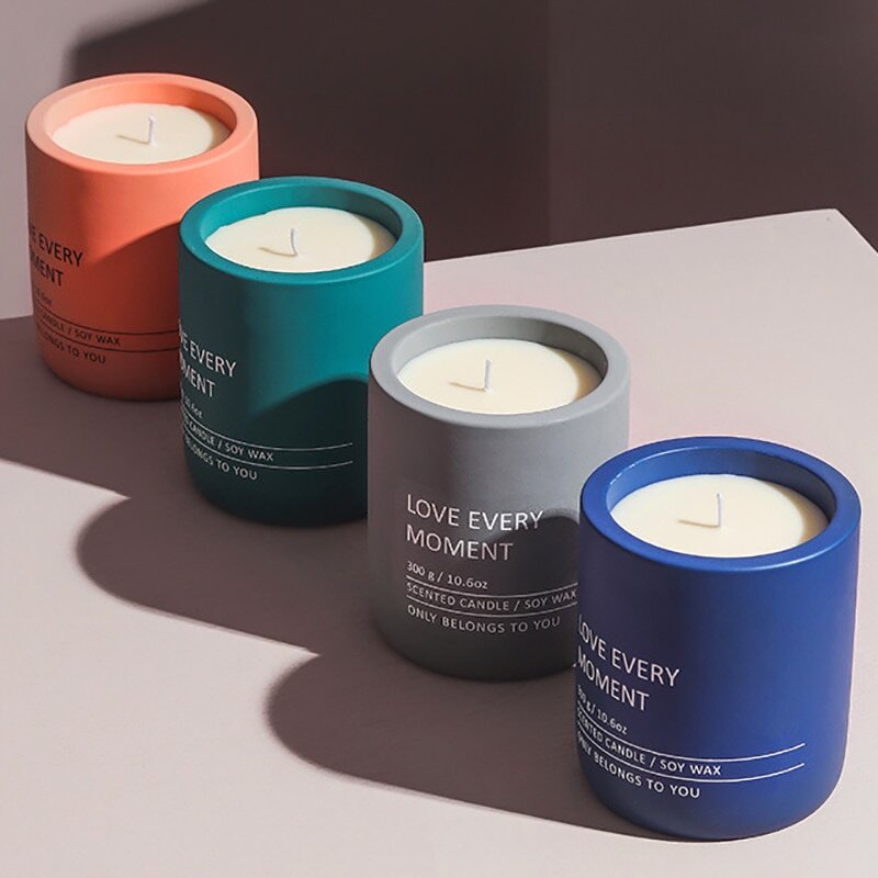 Scented Candles - Ceramic Jar Soy Wax Private Label for Christmas Easter